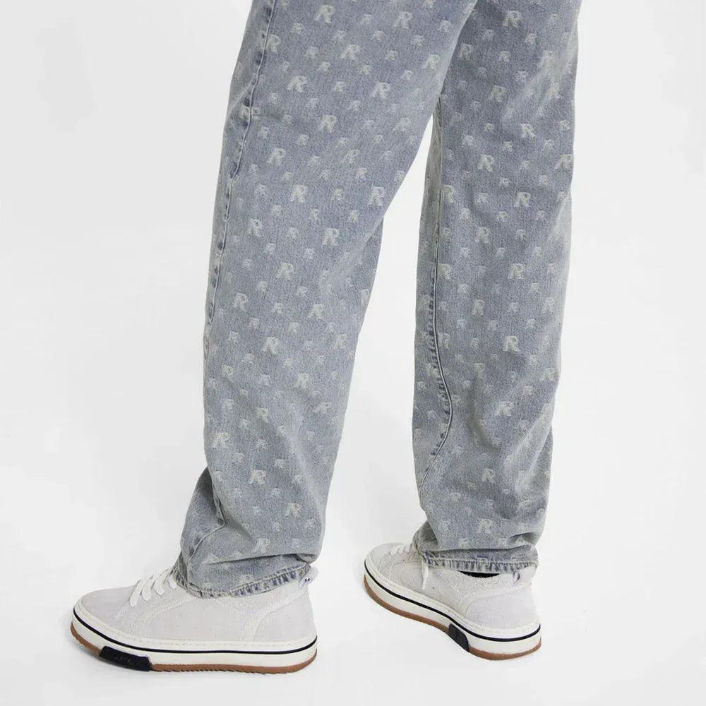 R3 Monogram Baggy Denim - REPRESENT - VENTURER