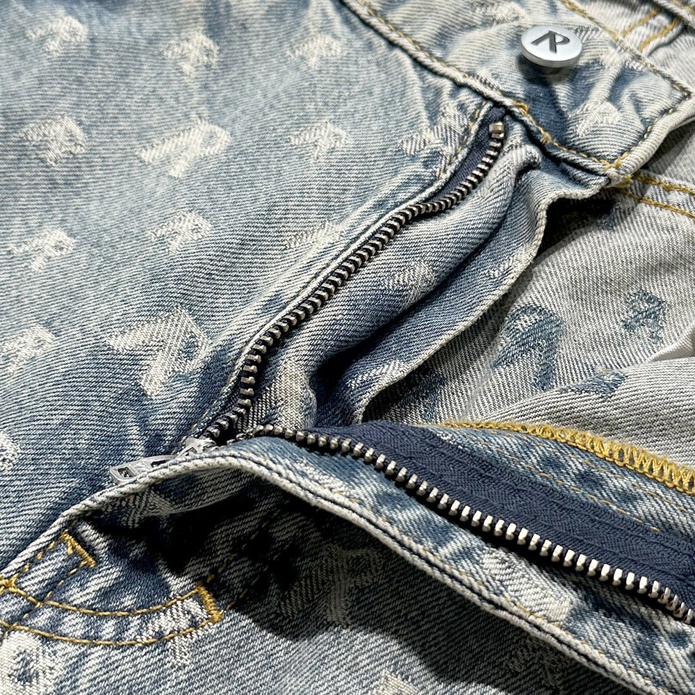 R3 Monogram Baggy Denim