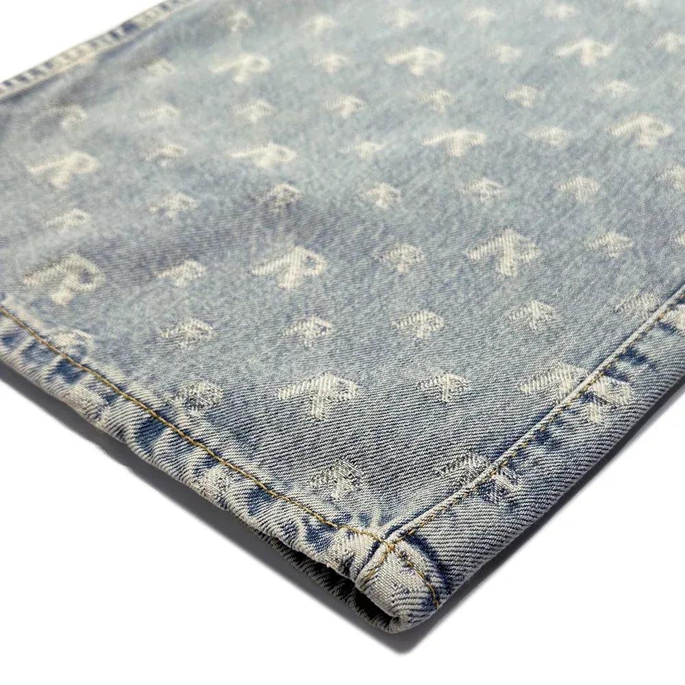 R3 Monogram Baggy Denim - REPRESENT - VENTURER