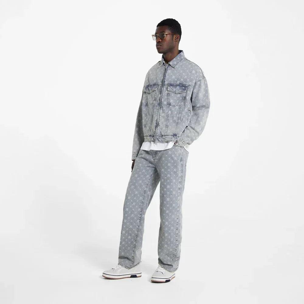 R3 Monogram Baggy Denim - REPRESENT - VENTURER