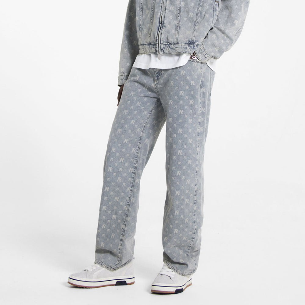 R3 Monogram Baggy Denim