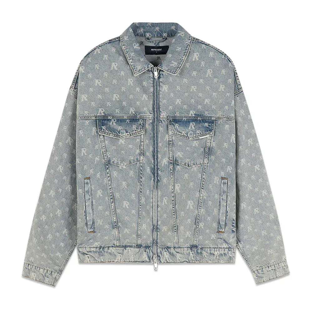 Monogram Denim Jacket - REPRESENT - VENTURER