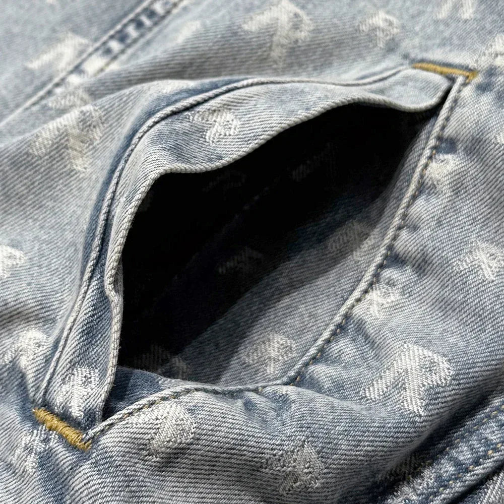 Monogram Denim Jacket - REPRESENT - VENTURER