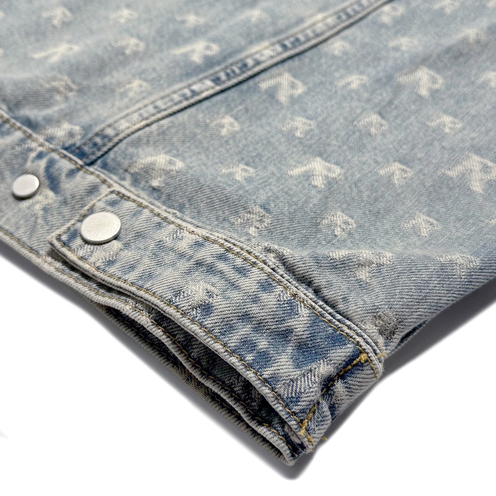 Monogram Denim Jacket - REPRESENT - VENTURER