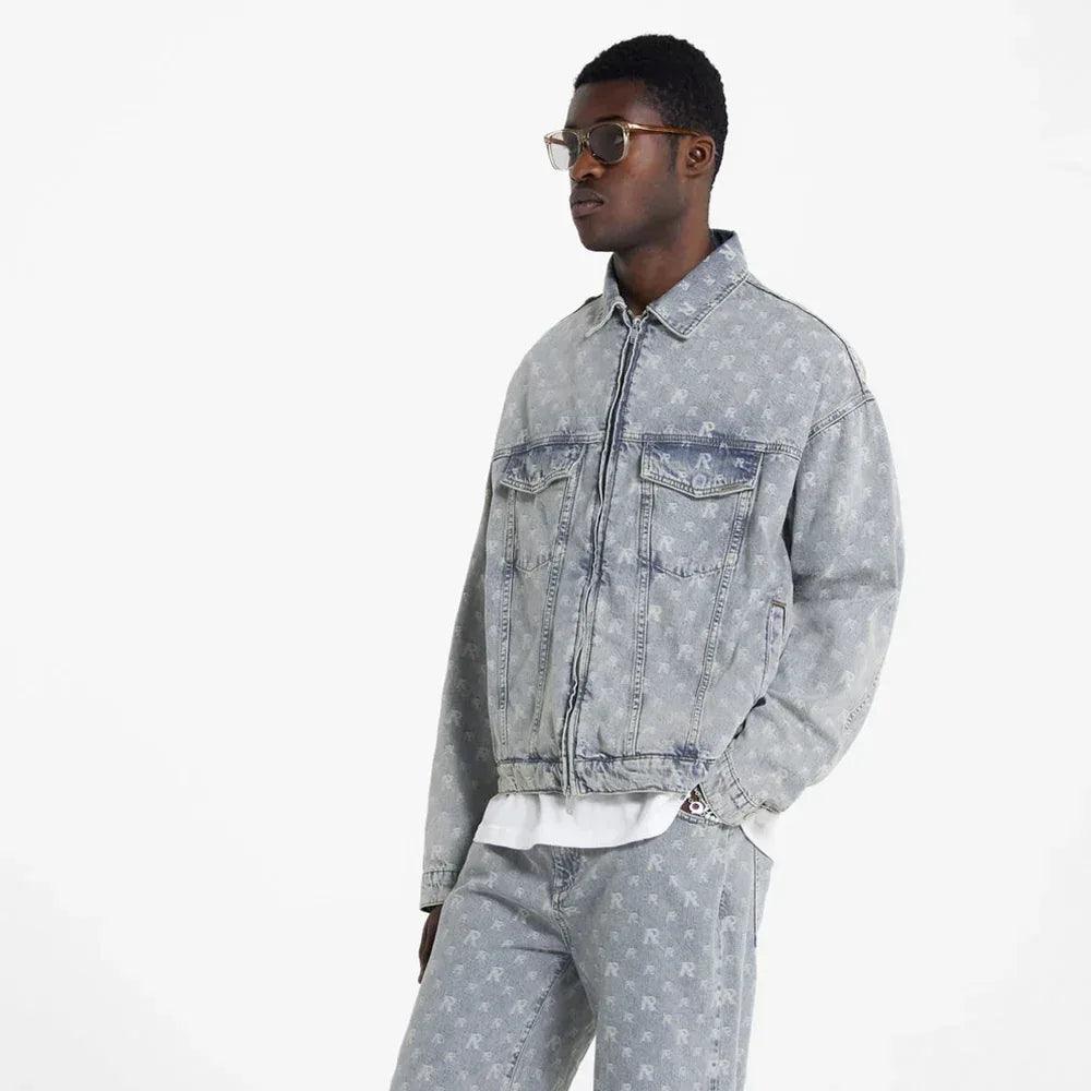 Monogram Denim Jacket - REPRESENT - VENTURER
