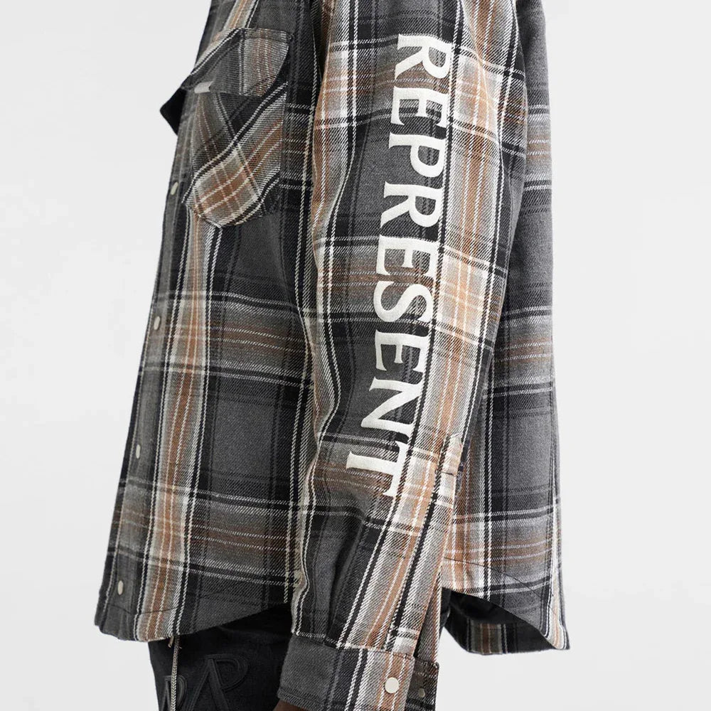Quilted Flannel Shirt - REPRESENT - VENTURER