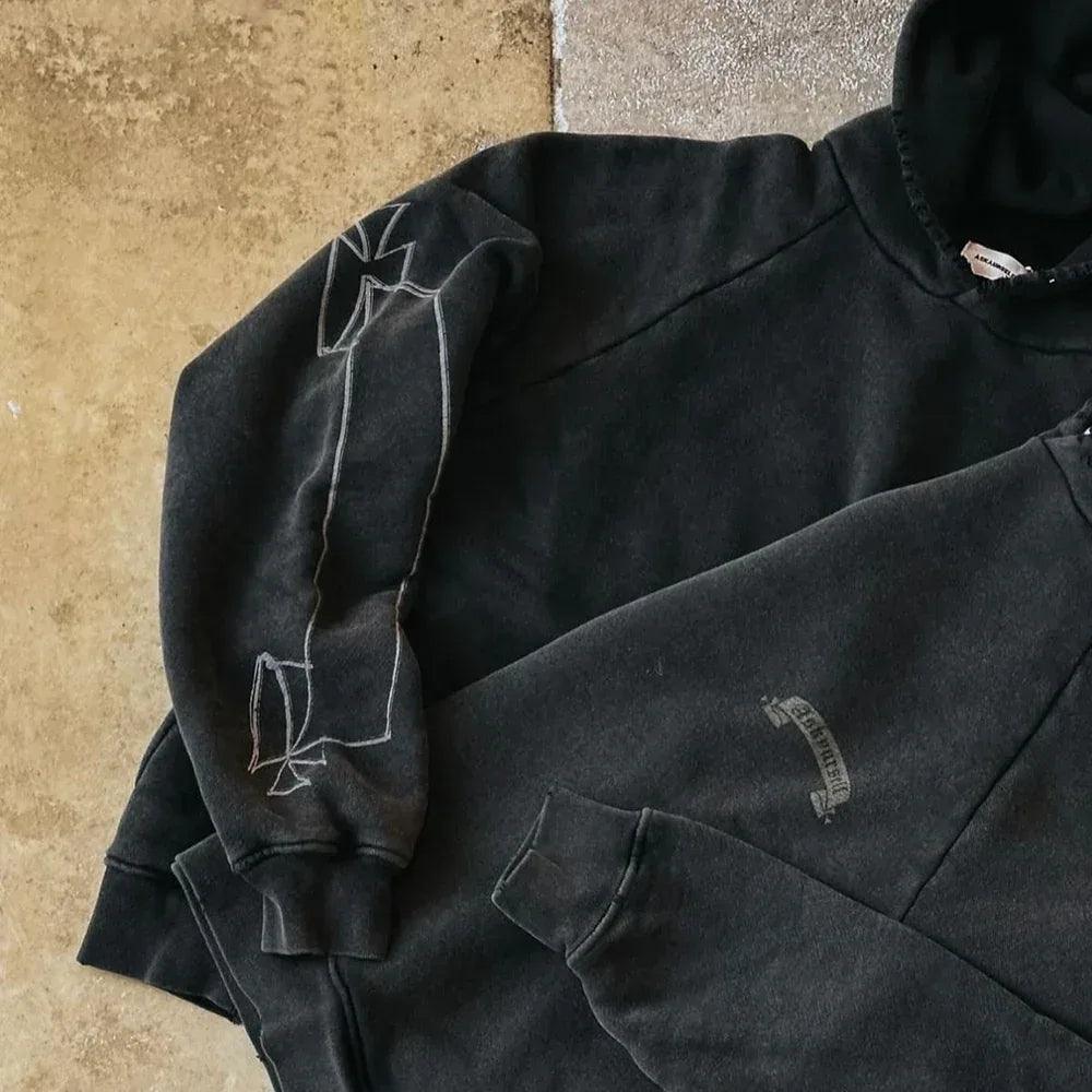 AYS Marked Repaired Hoodie - ASKYURSELF - VENTURER