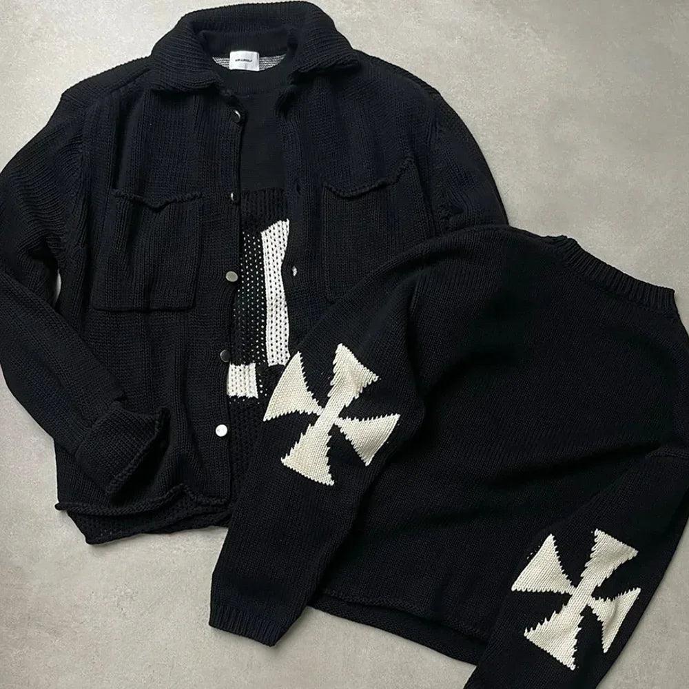 Chunky Cross Knit - ASKYURSELF - VENTURER