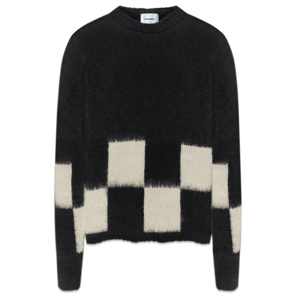 Brushed Checkered Knit