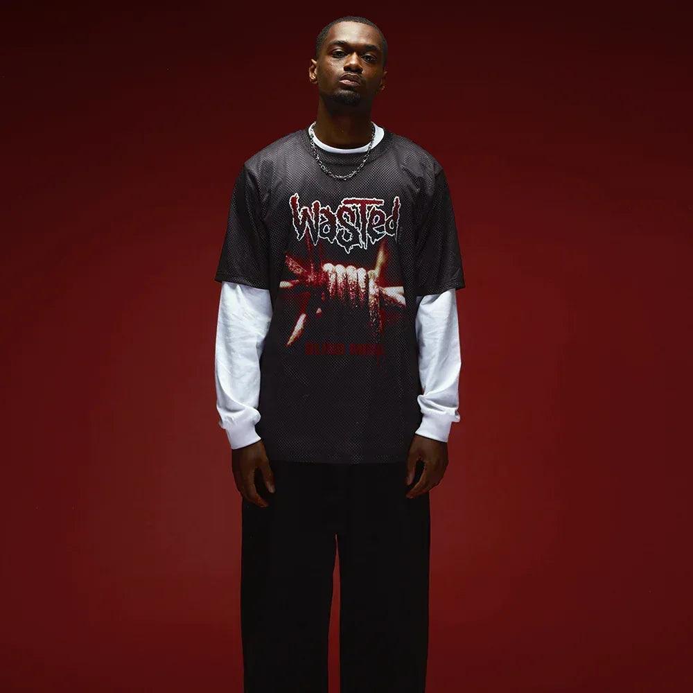 Blind Mesh T-Shirt - WASTED PARIS - VENTURER