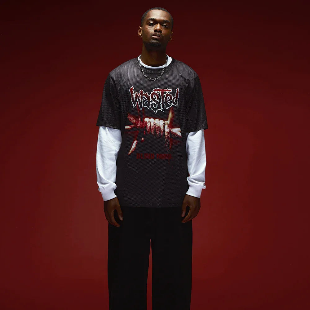 Blind Mesh T-Shirt - WASTED PARIS - VENTURER