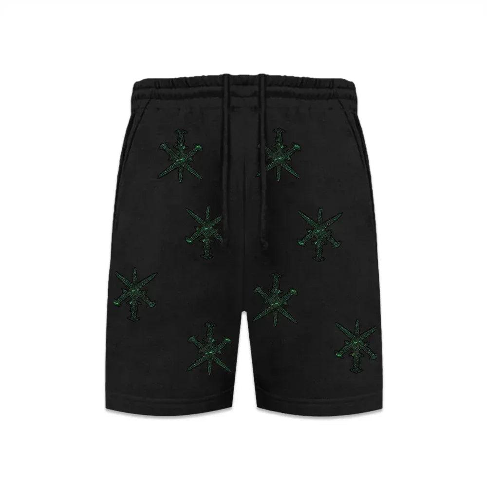 Dagger Rhinestone Shorts - UNKNOWN LONDON - VENTURER
