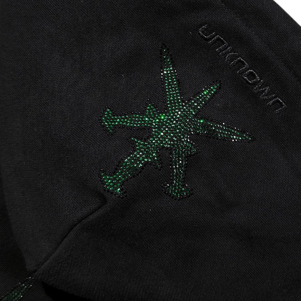 Dagger Rhinestone Zip Up Hoodie - UNKNOWN LONDON - VENTURER