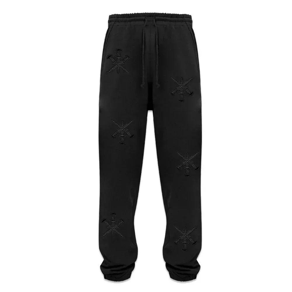 Dagger Embroidery Joggers - UNKNOWN LONDON - VENTURER