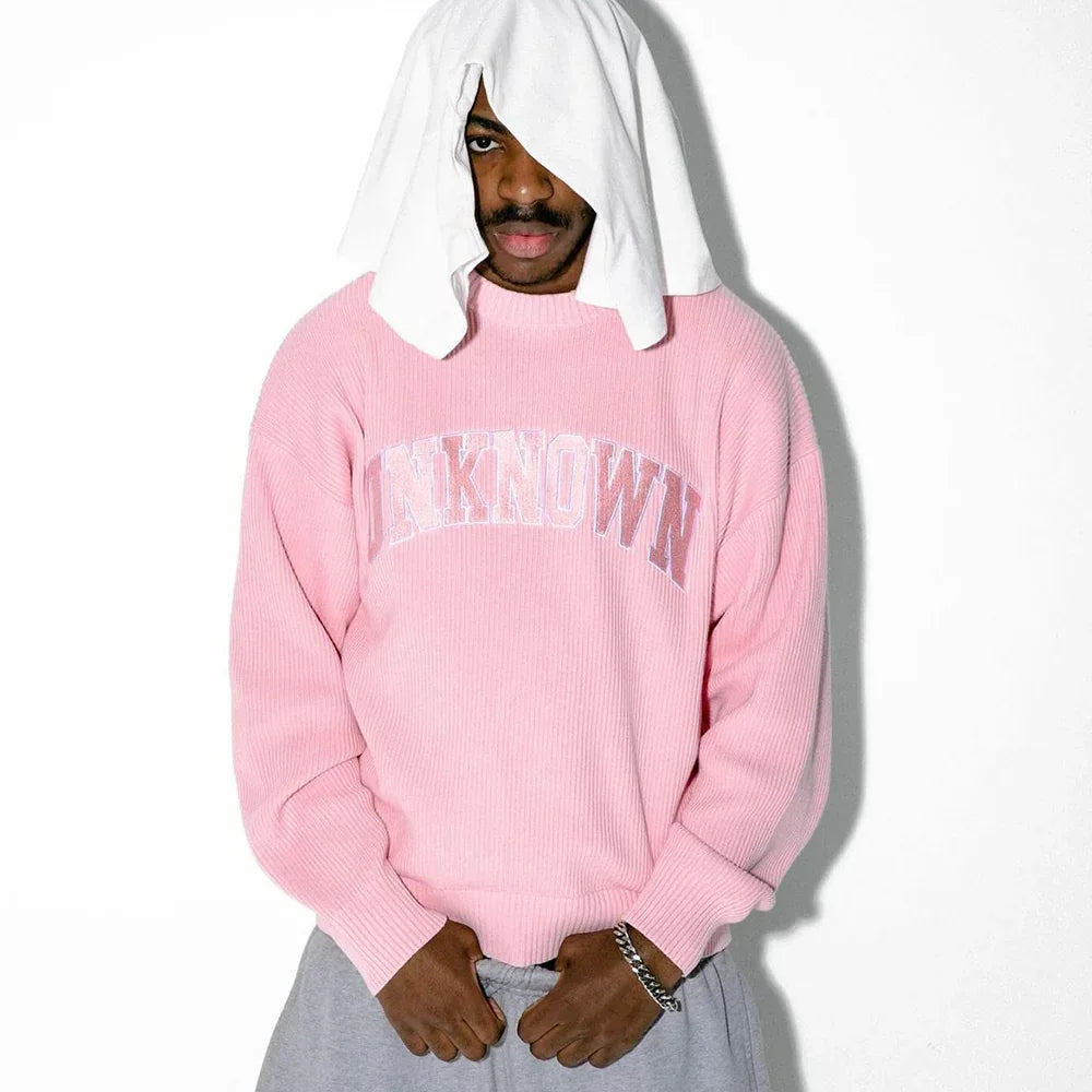 Collage Logo Knit - UNKNOWN LONDON - VENTURER