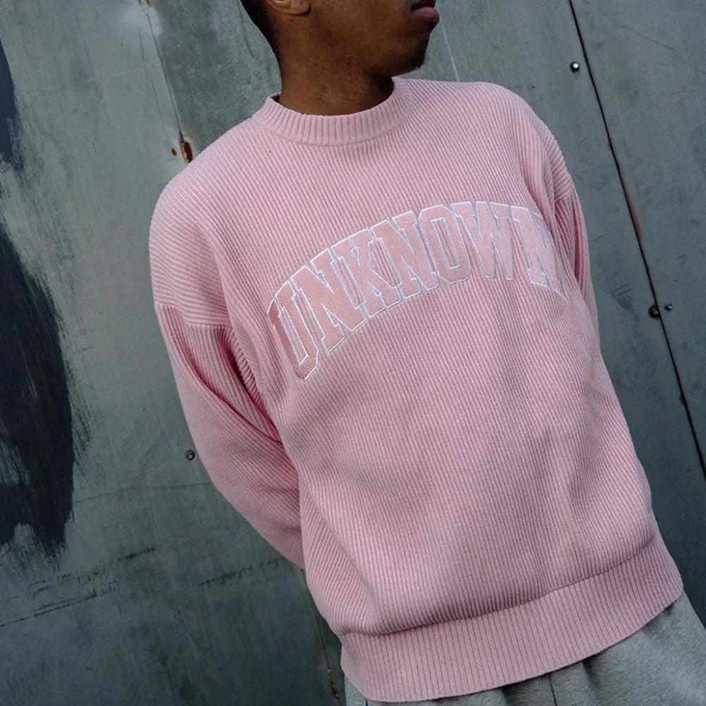 Collage Logo Knit - UNKNOWN LONDON - VENTURER