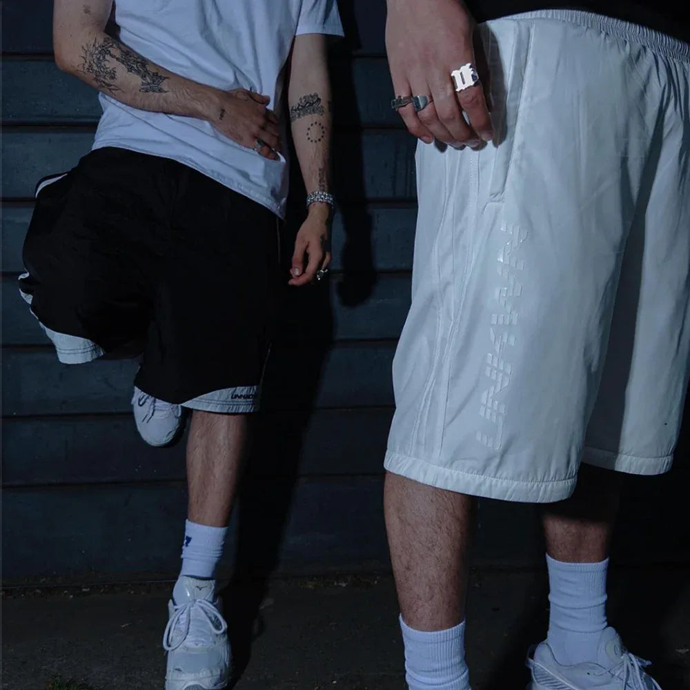 Unknwon Nylon Football Shorts - UNKNOWN LONDON - VENTURER