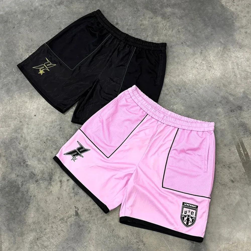 Monogram Football Shorts - UNKNOWN LONDON - VENTURER