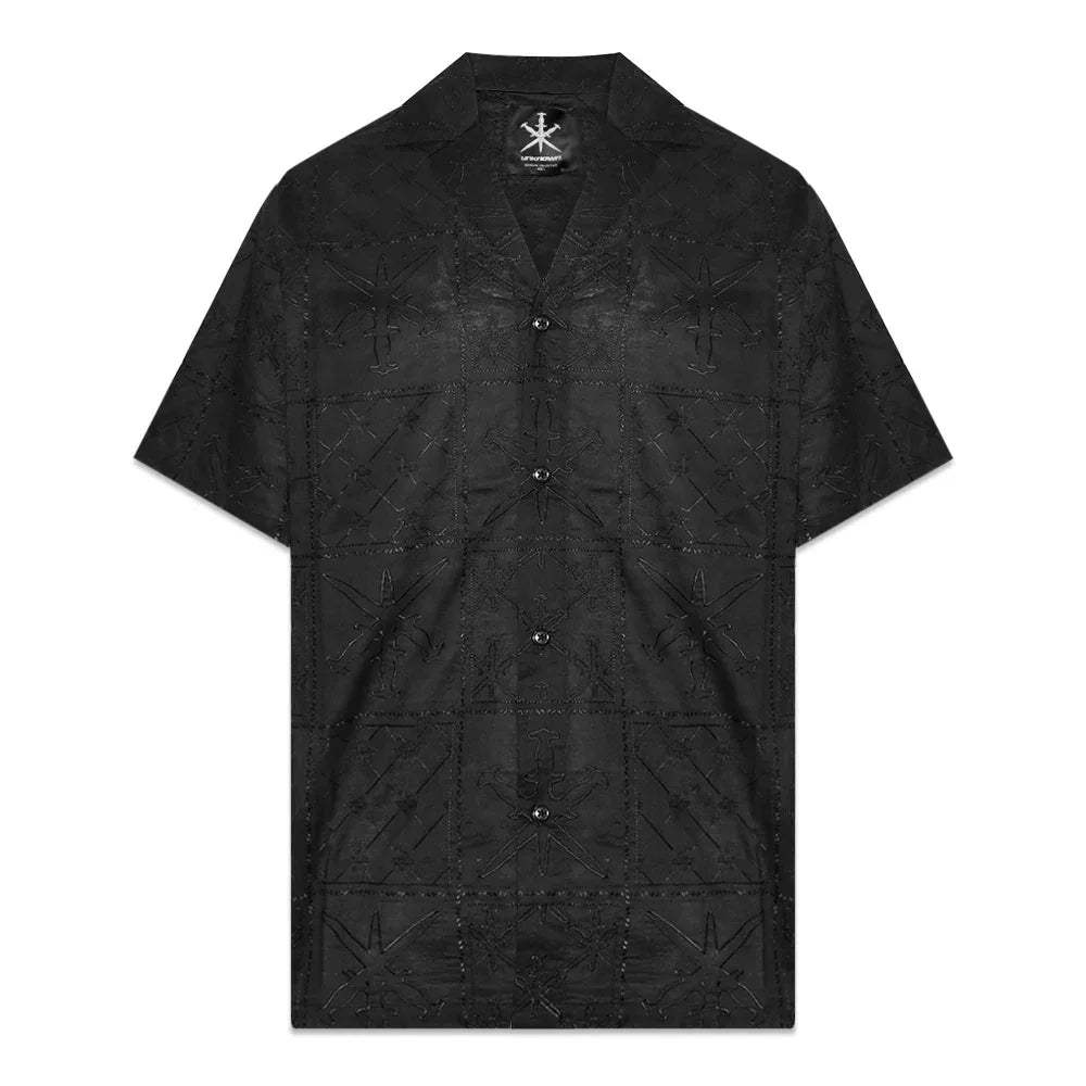 Dagger Monogram Embroidery Shirt - UNKNOWN LONDON - VENTURER