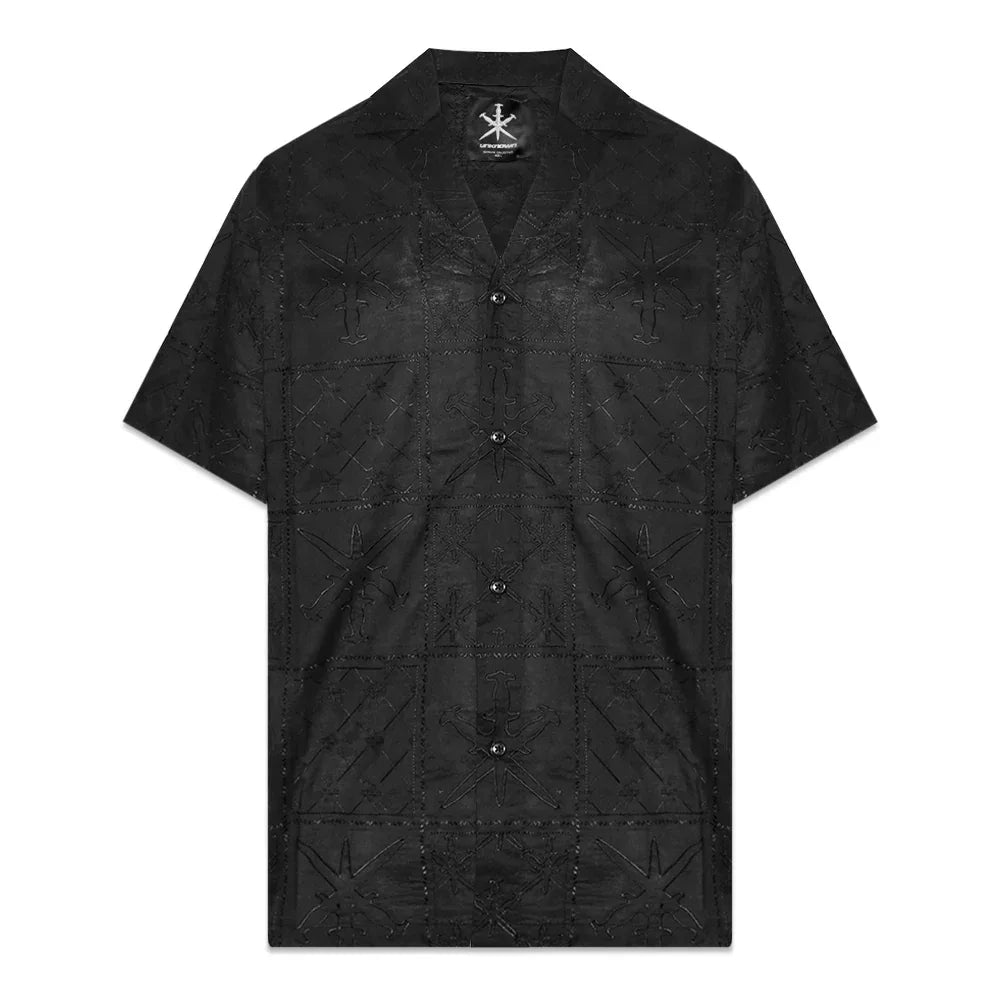 Dagger Monogram Embroidery Shirt - UNKNOWN LONDON - VENTURER