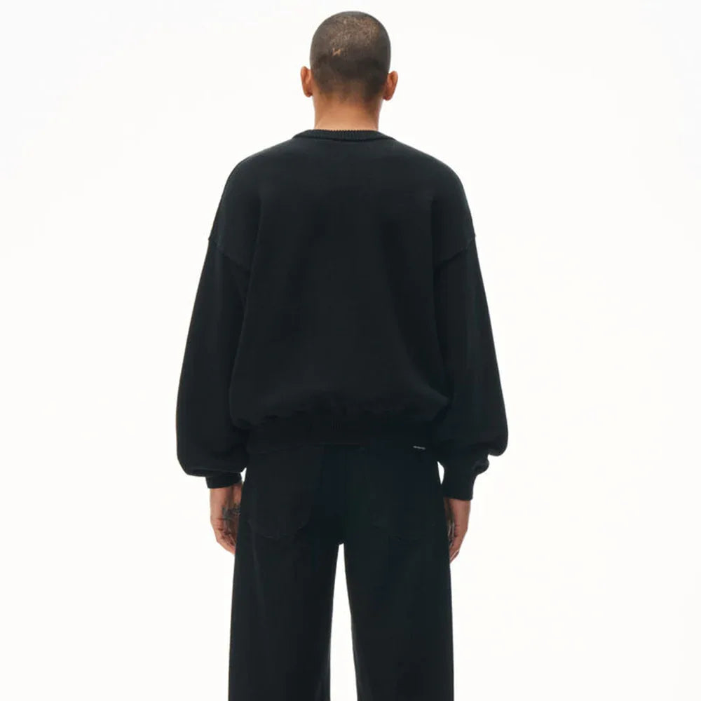 Crochet Logo Oversized Pullover - ALEXANDER WANG - VENTURER