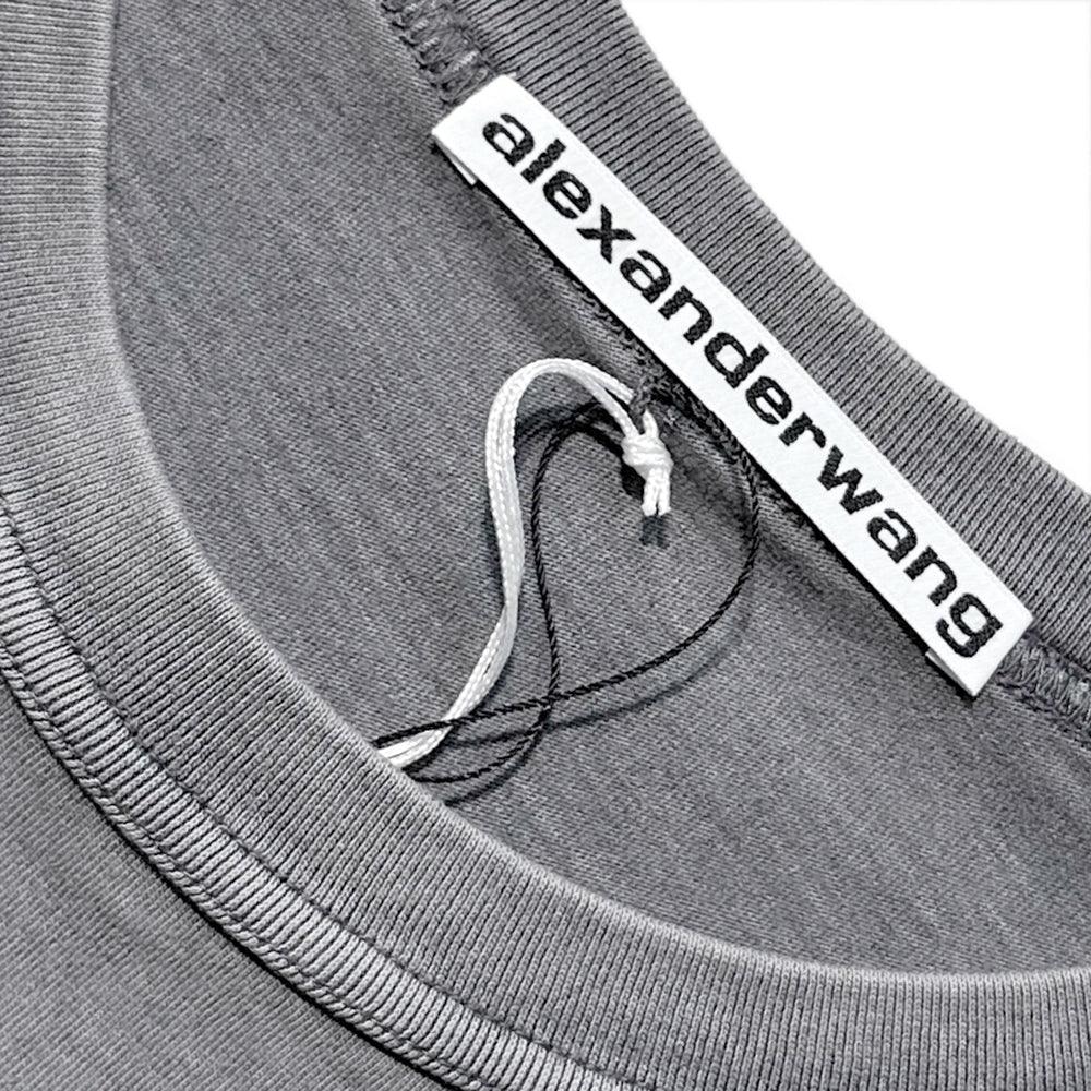 Embossed Logo Bi-Color Acid Tee - ALEXANDER WANG - VENTURER
