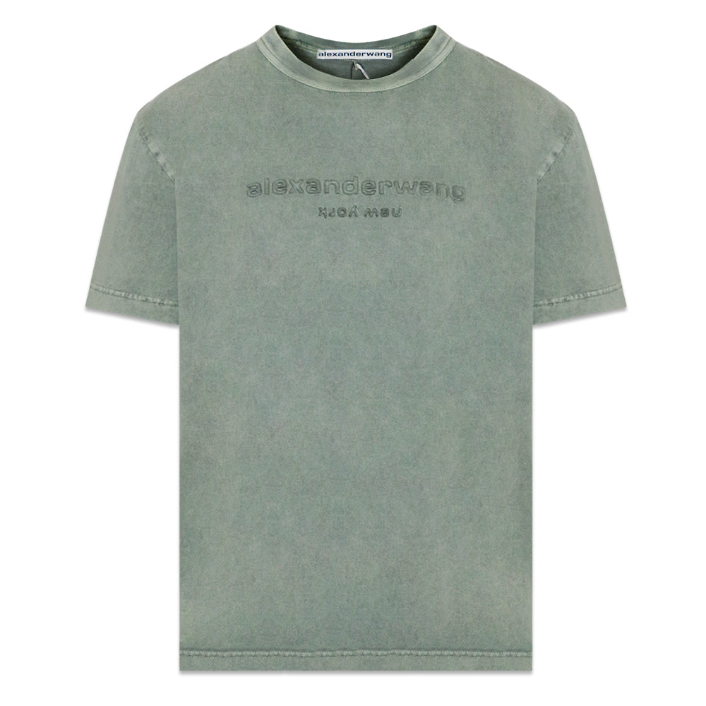 Embossed Logo Bi-Color Acid Tee - ALEXANDER WANG - VENTURER