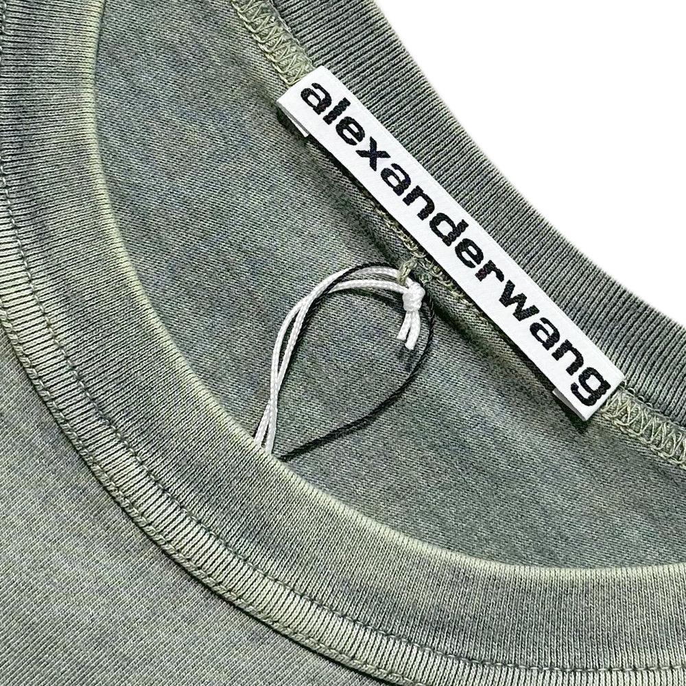 Embossed Logo Bi-Color Acid Tee - ALEXANDER WANG - VENTURER