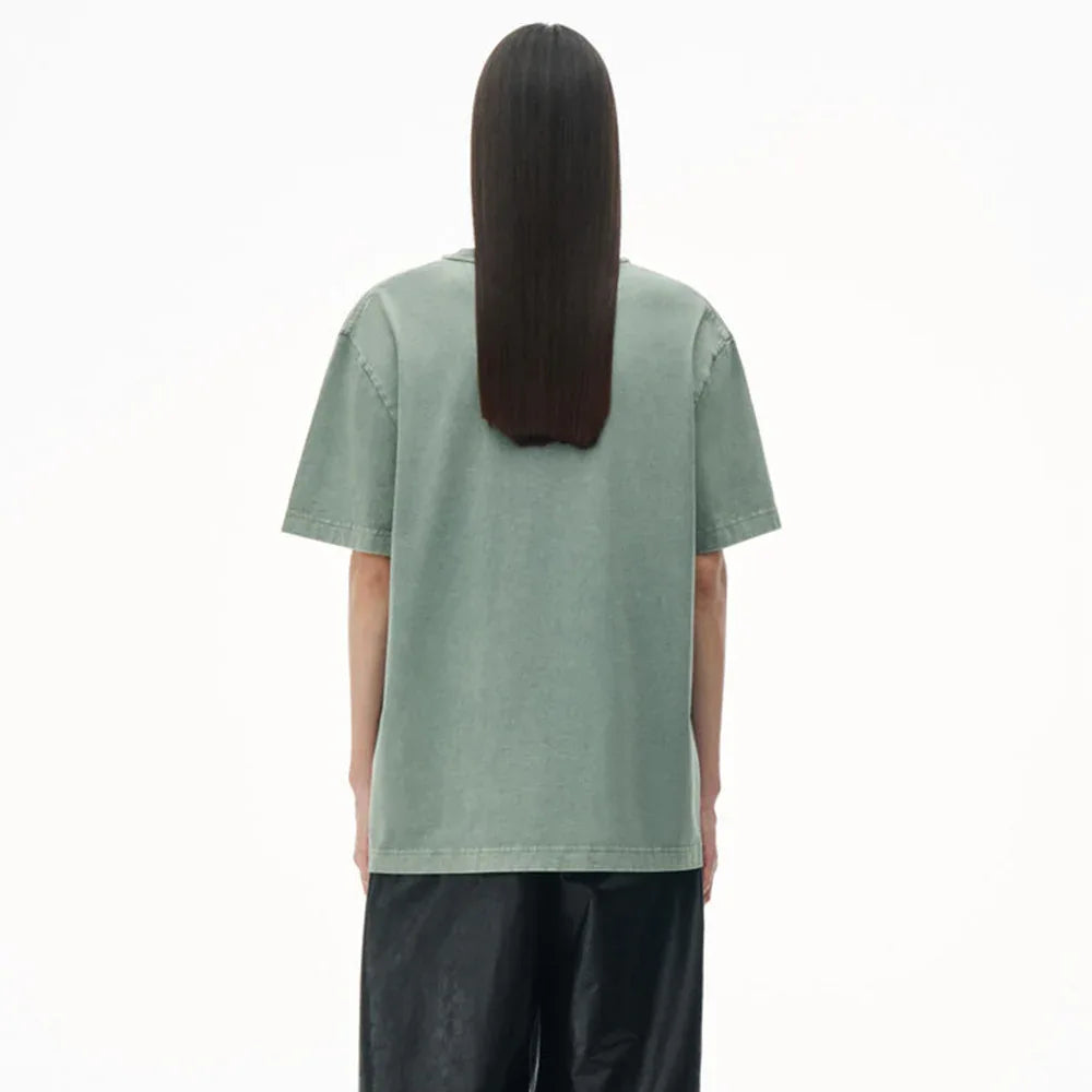 Embossed Logo Bi-Color Acid Tee - ALEXANDER WANG - VENTURER