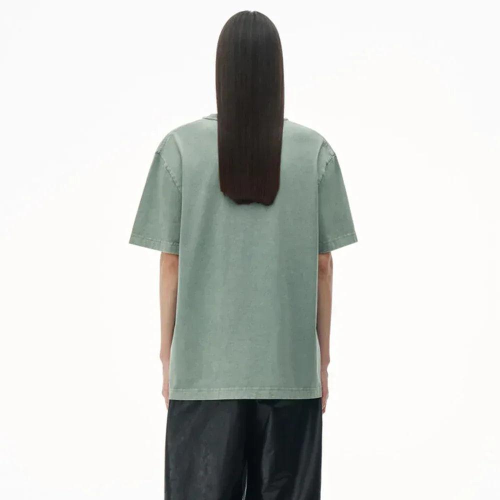 Embossed Logo Bi-Color Acid Tee - ALEXANDER WANG - VENTURER
