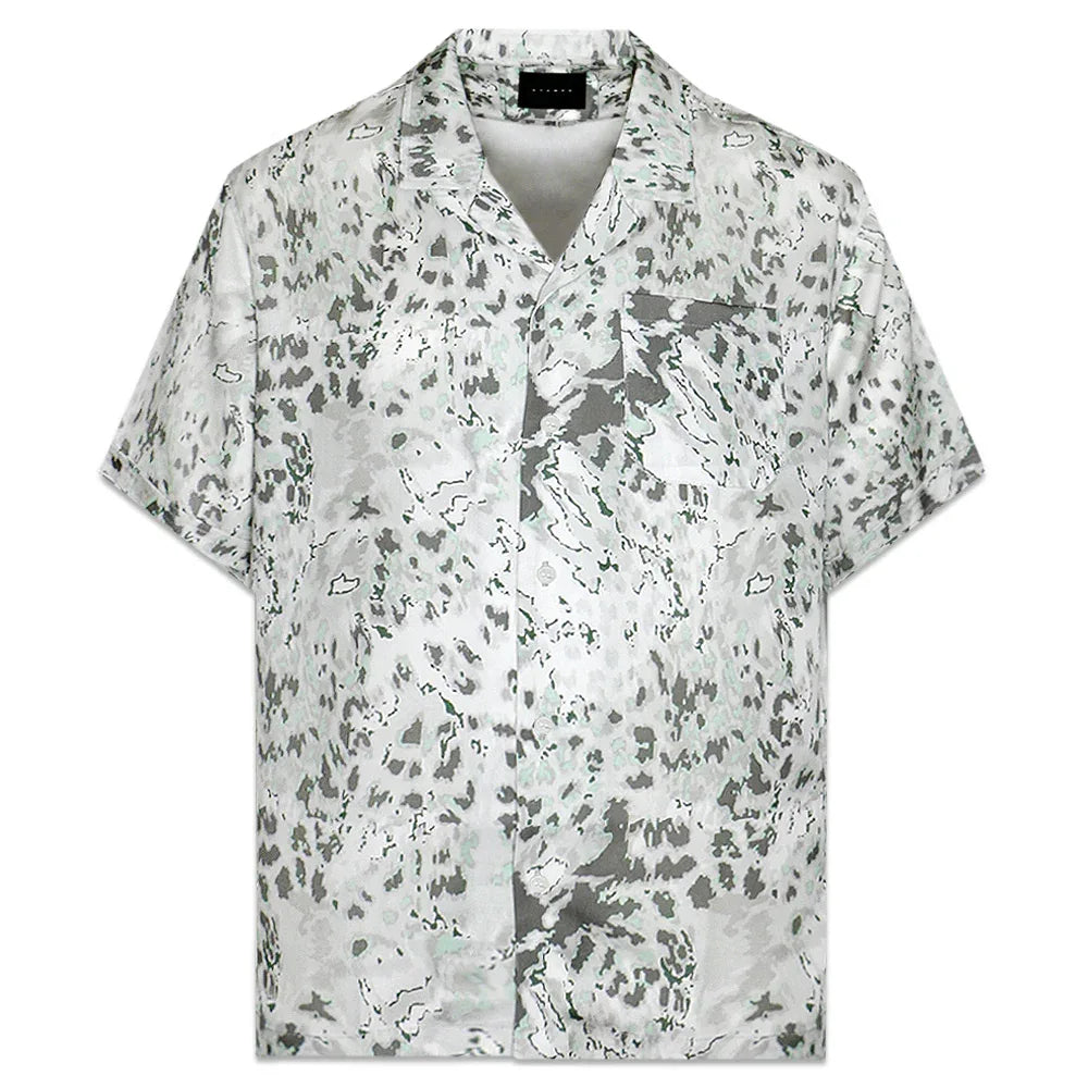 Ocean Leopard Camp Collar Buttondown - STAMPD - VENTURER