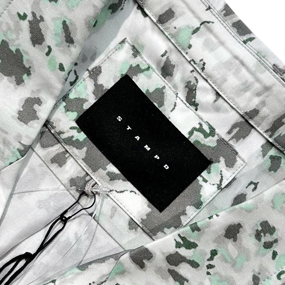 Ocean Leopard Camp Collar Buttondown - STAMPD - VENTURER
