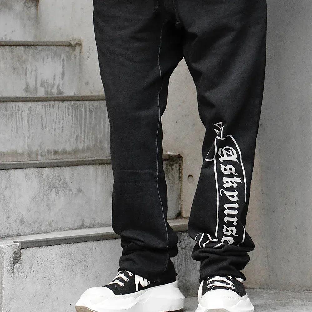 Faded Banned Raw Joggers - ASKYURSELF - VENTURER