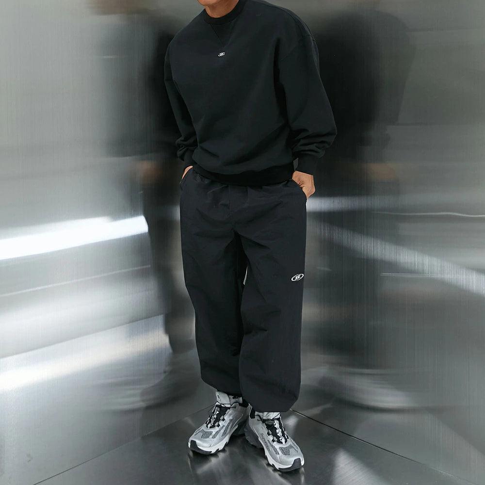B Chrome Nylon Jogger Pants