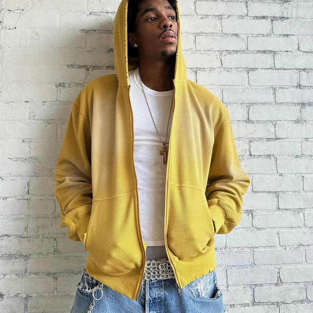 Darted Zip Up Hoodie - XWORE NYC - VENTURER