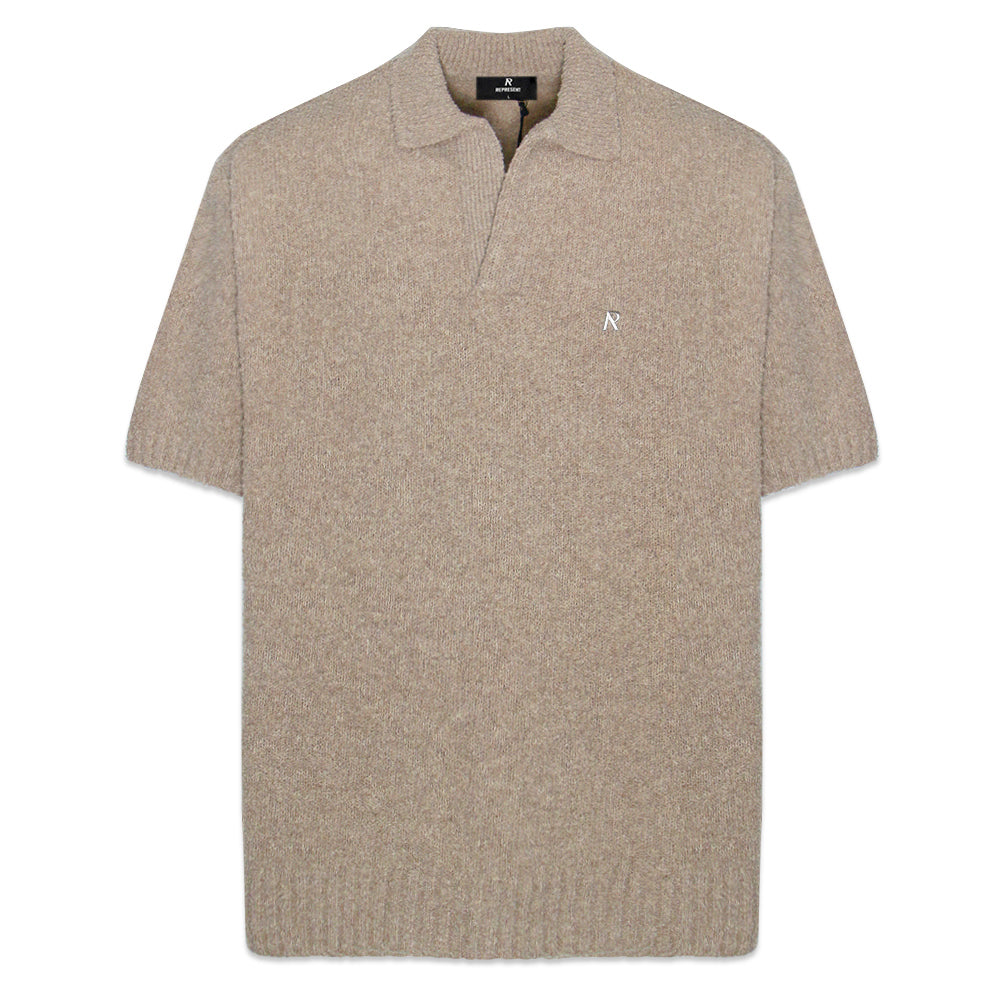 Boucle Textured Knit Polo