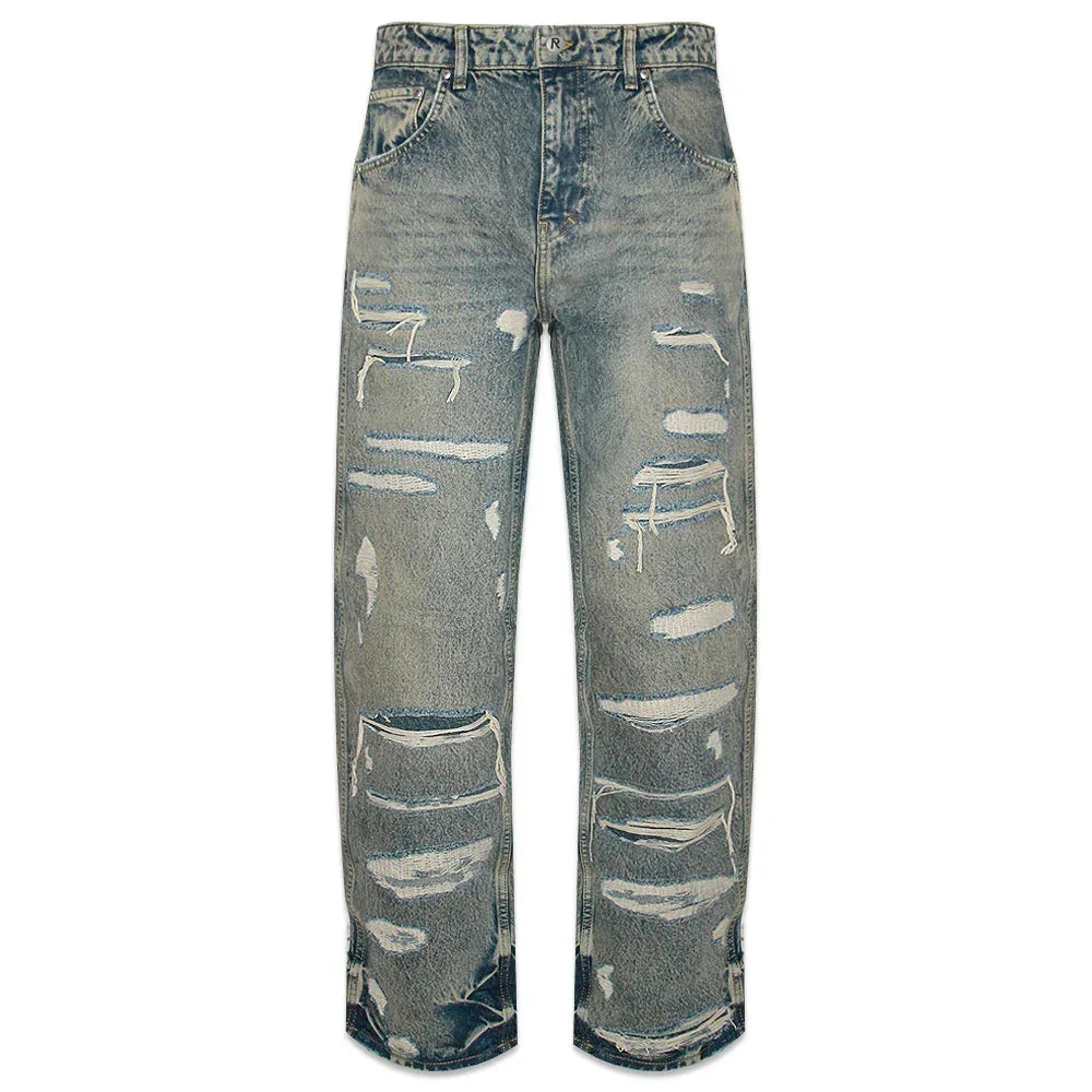 R3D Double Destroyer Baggy Denim - REPRESENT - VENTURER