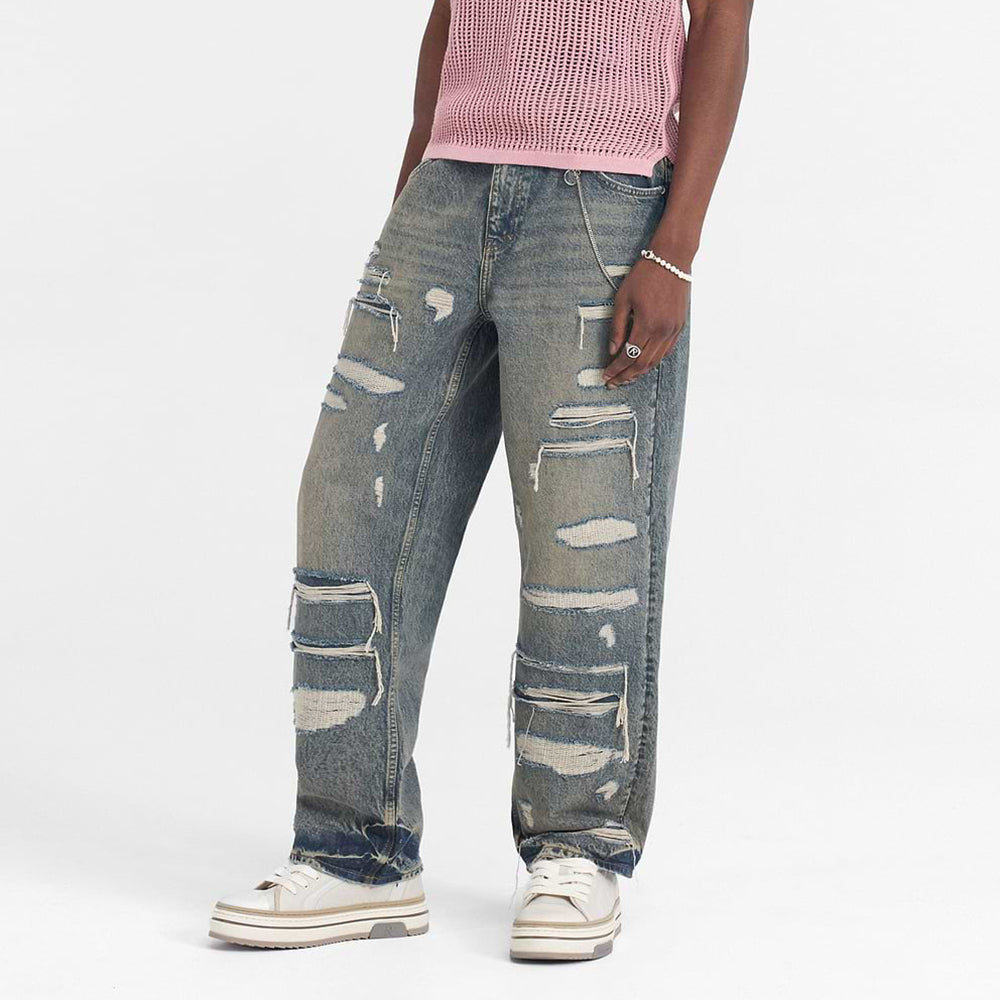 R3D Double Destroyer Baggy Denim