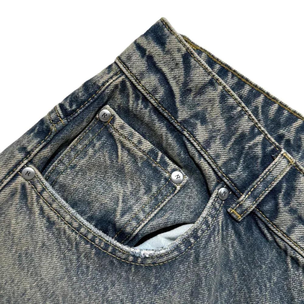 R3D Double Destroyer Baggy Denim - REPRESENT - VENTURER