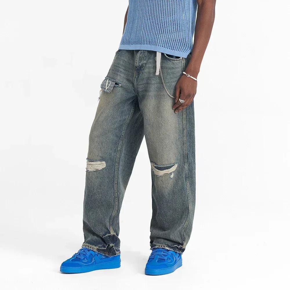 R3D Destroyer Baggy Denim - REPRESENT - VENTURER
