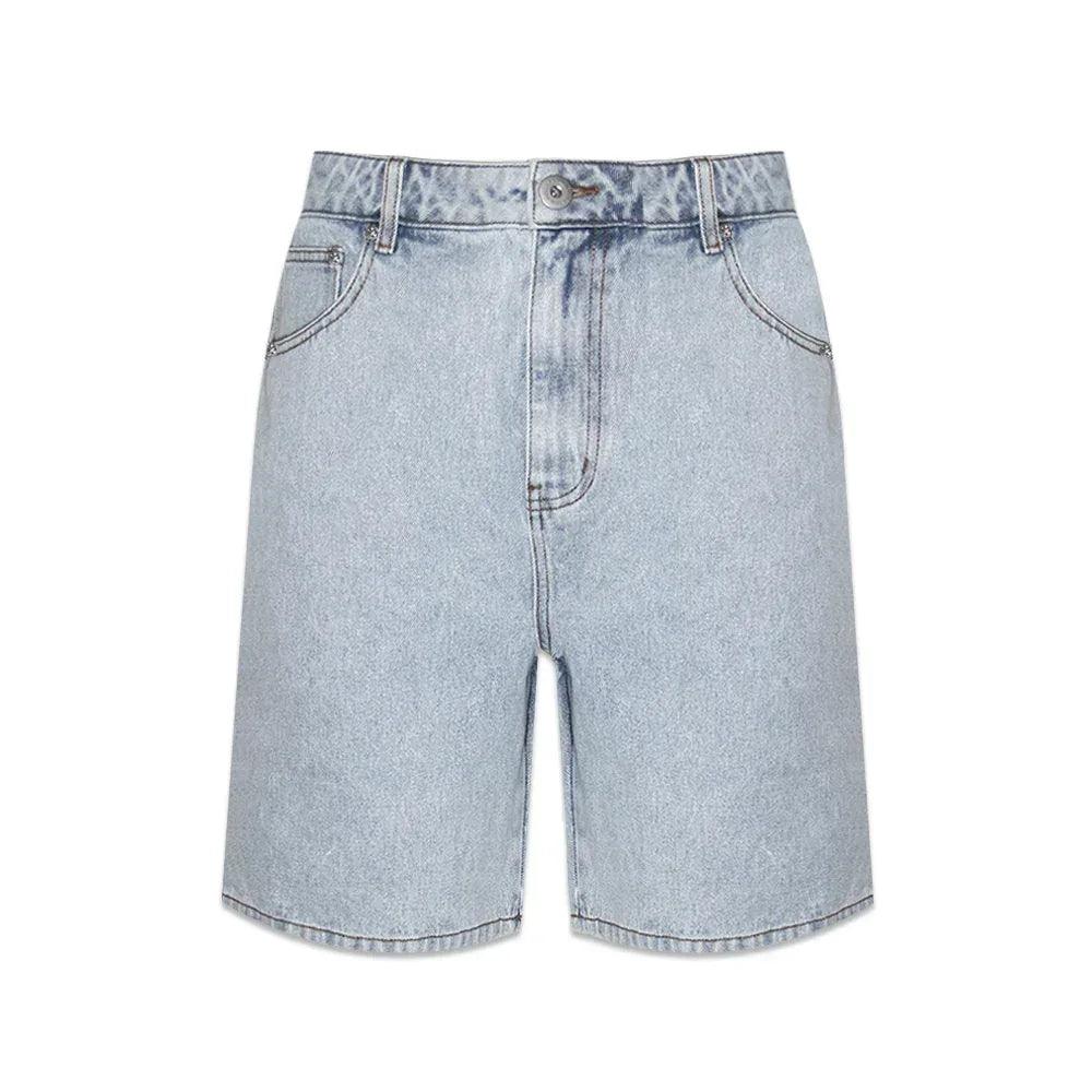 Dagger Embroidery Denim Shorts - UNKNOWN LONDON - VENTURER