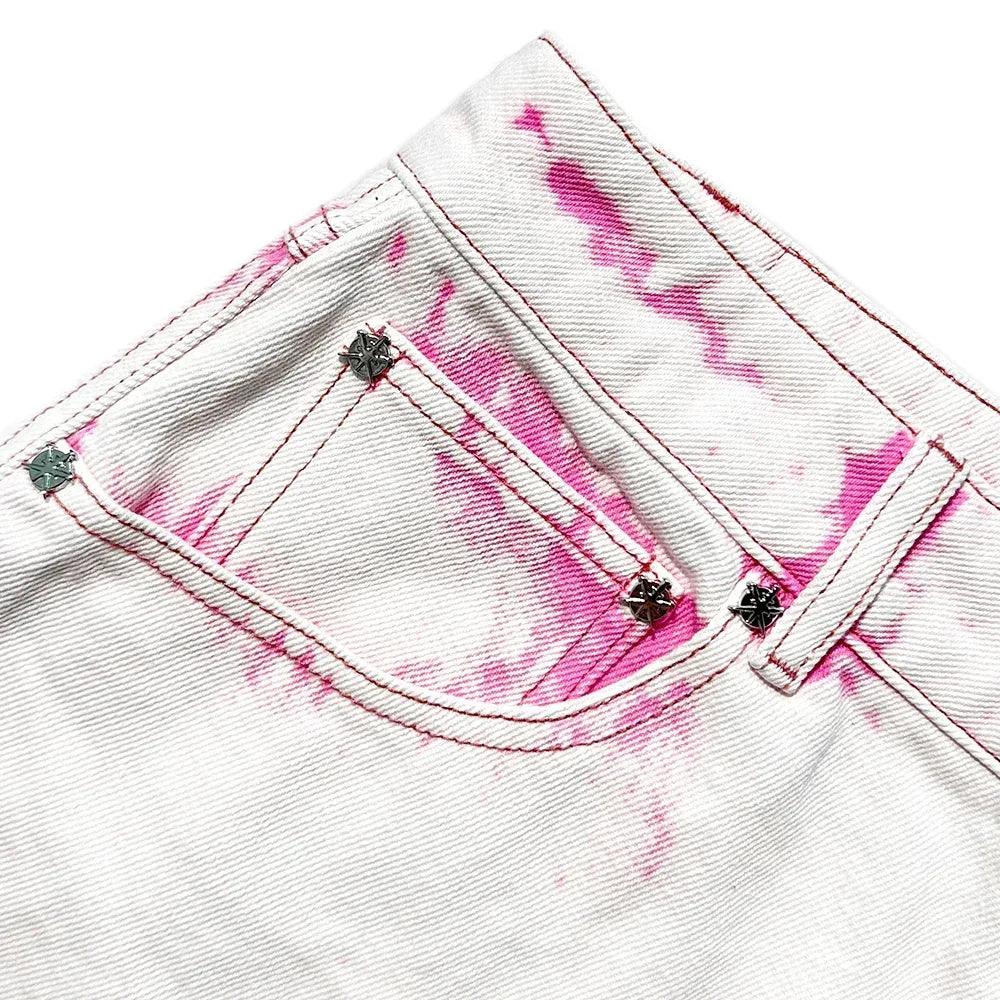 Dagger Embroidery Denim Shorts - UNKNOWN LONDON - VENTURER