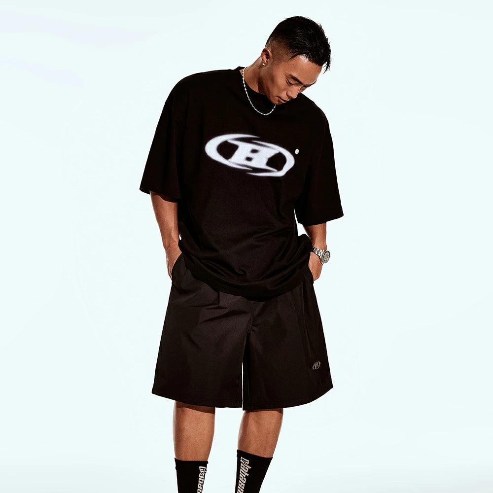 Blur B Logo Oversized T-Shirt