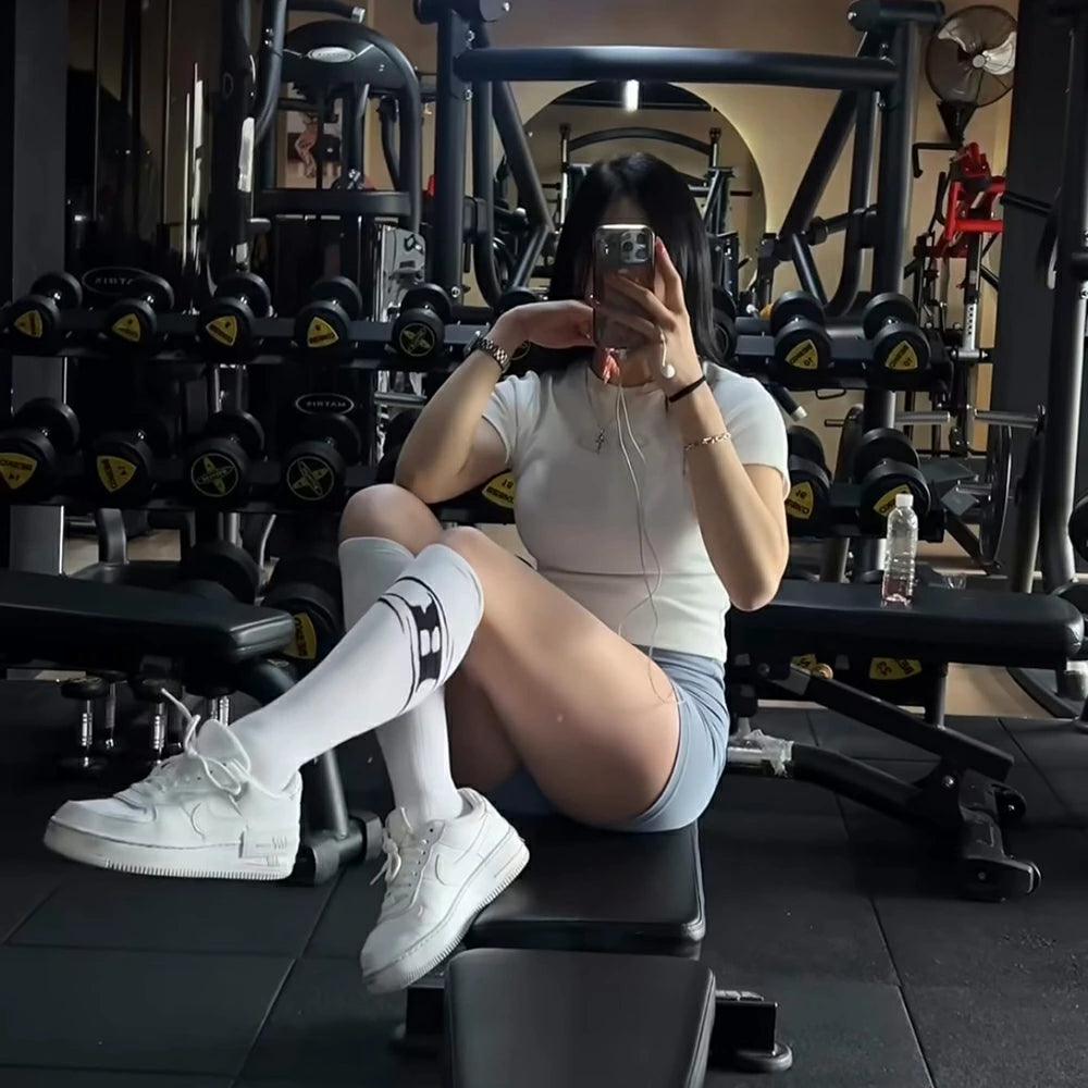 Big B Logo Knee Socks