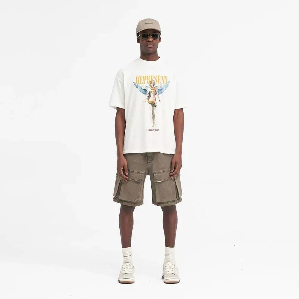 Washed Cargo Shorts - REPRESENT - VENTURER