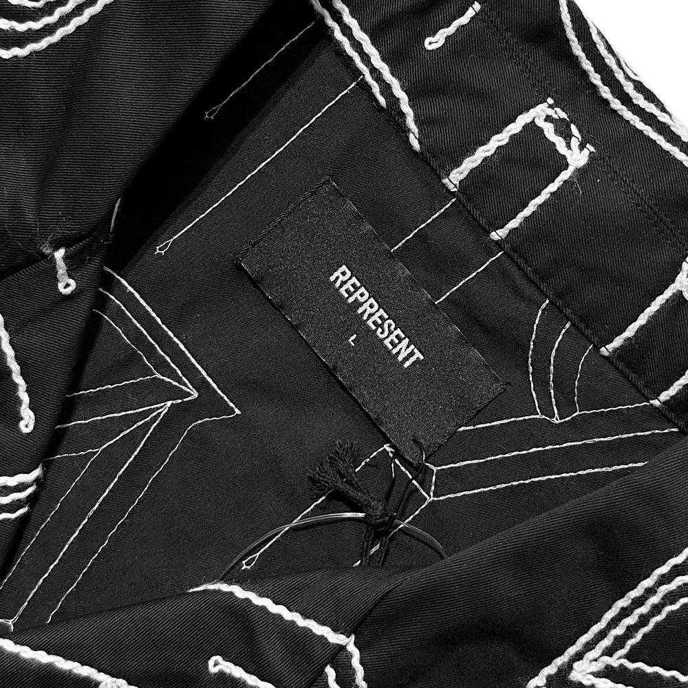 Embroidered Initial Overshirt - REPRESENT - VENTURER