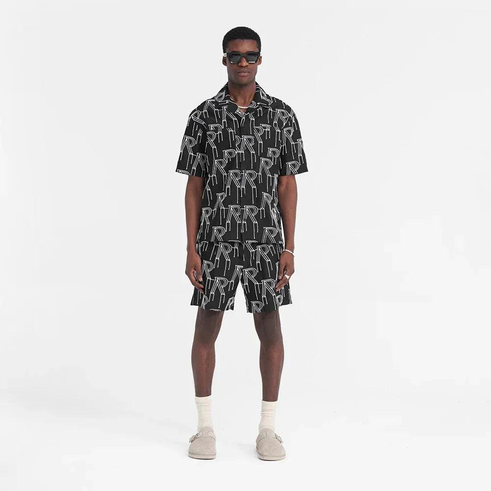 Embroidered Initial Overshirt - REPRESENT - VENTURER