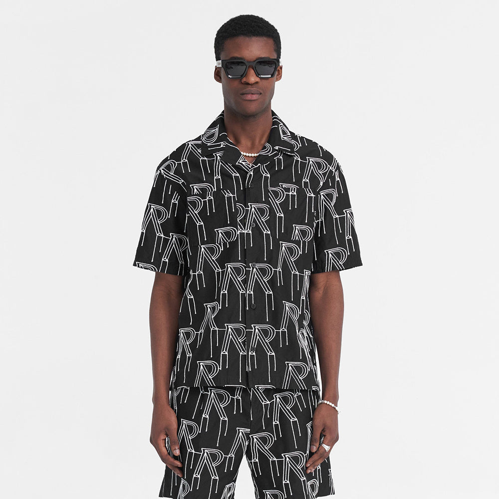 Embroidered Initial Overshirt - REPRESENT - VENTURER
