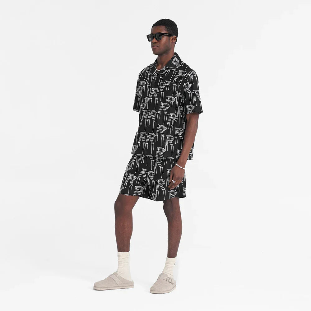 Embroidered Initial Overshirt - REPRESENT - VENTURER