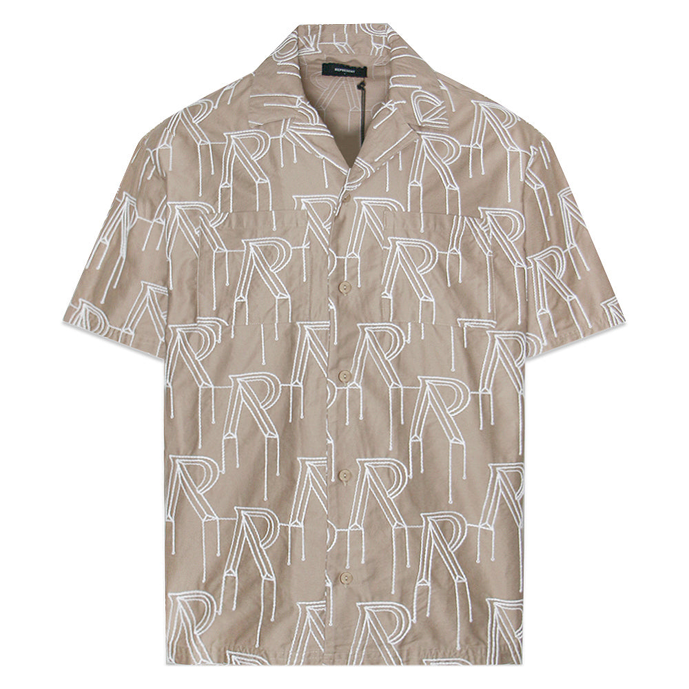 Embroidered Initial Overshirt